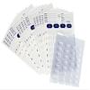 Medication Blister Pack Refill Set Cold Seal - Includes Blister Trays & Cold-Seal Cards - Pill Blister Sizes Regular or Jumbo Blisters (Weekly - Standard 1/2" Deep - 100 Pack) view 4