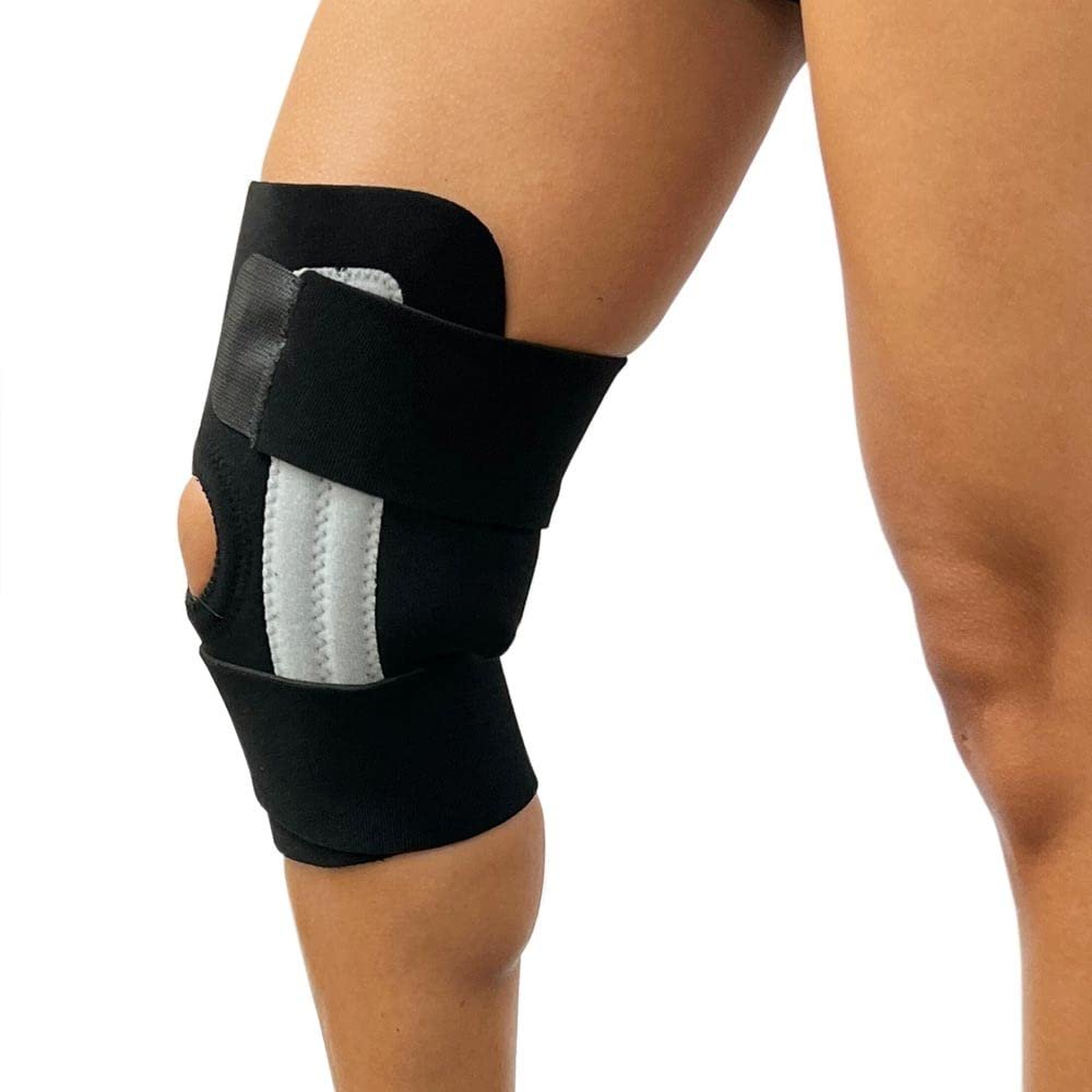 1 PC Sport Knee Support Brace Compression Sleeve Patella Pad Pain Relief Injury