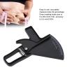Body Fat Caliper, Skinfold Caliper for Measuring Body Fat Help to Monitor Fitness and Goals, Body Fat Tester Calipers Body Fat Measurement Device Measuring Tool(Black view 3