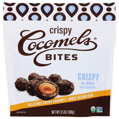Cocomels Chocolate Covered Crispy Bites 3.5 oz (Pack of 6)