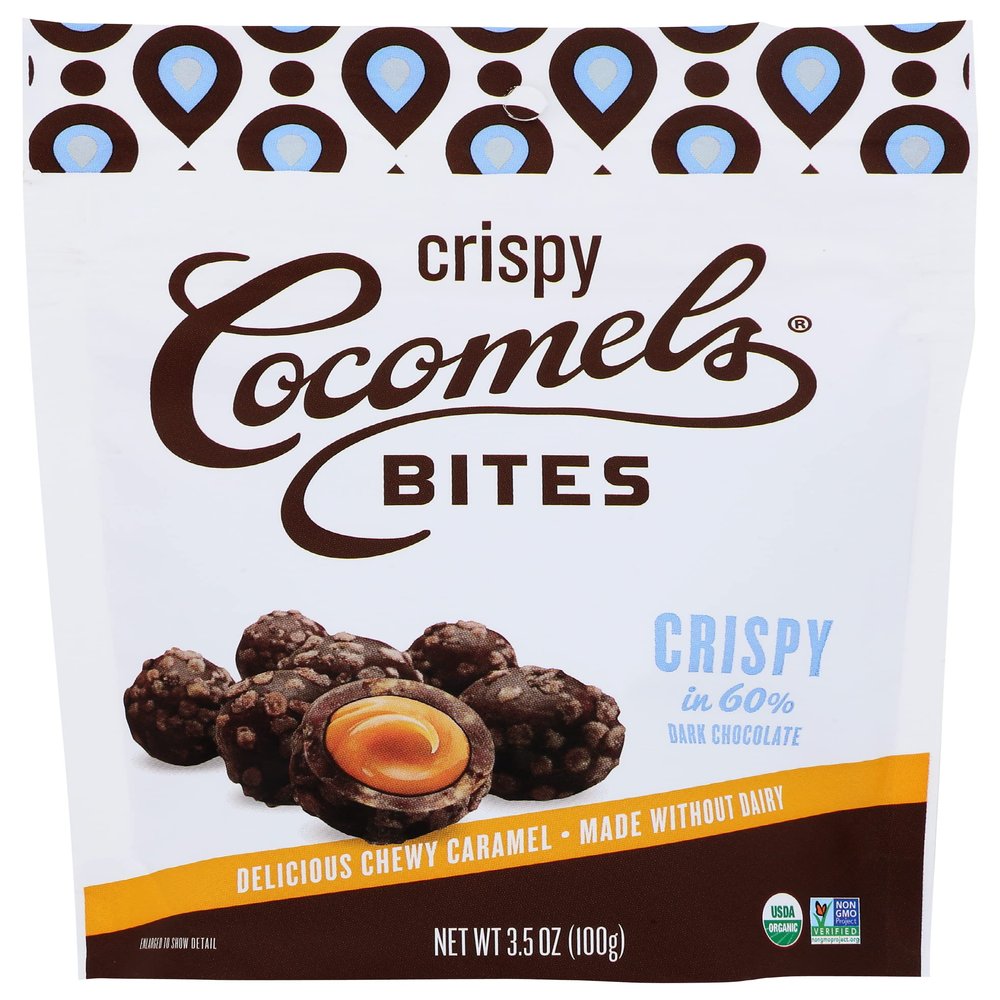 Cocomels Chocolate Covered Crispy Bites 3.5 oz (Pack of 6)