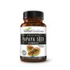 Herbal Goodness Papaya Seeds Capsules 60ct - Provides Health Support for Your Gut and Digestive System- 100% Natural Detox Cleanse for Humans - Body Detox and Colon Broom Formula - 12 Bottles view 1