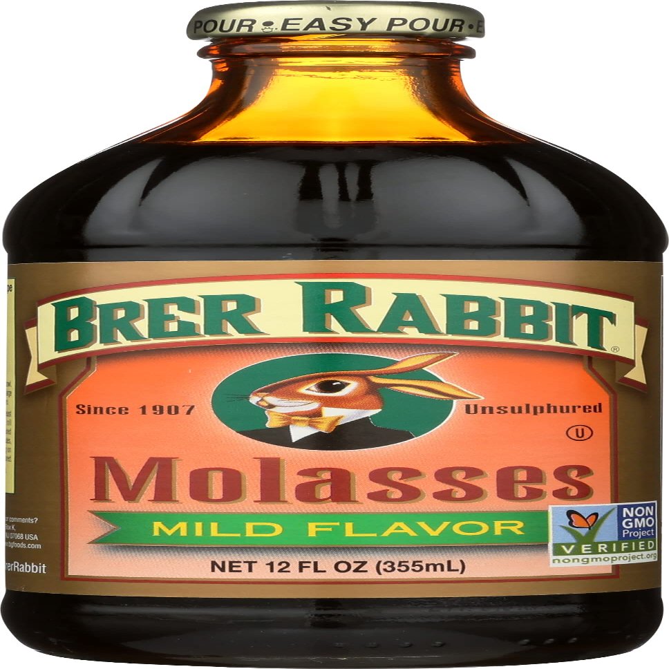 Brer Rabbit Mild Flavor Molasses, 12 Fluid Ounce (Pack of 12)