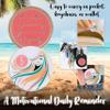 5 Year Sobriety Coin | A Sober Woman Triplate AA Chip | Glow in The Dark Anniversary Token Recovery Gift for Women view 4