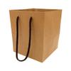 Ehime Paperwork Kraft Paper Bags, 10 Pack, Medium, Width 6.1 x Depth 6.1 x Height 7.1 inches (155 x 155 x 180 mm), TOC-M x 10P view 1