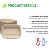 bloomoon 100 Pack 32 oz Large Paper Bowls, Chipo-tle Style Disposable Bowls for Burrito, Nacho, Taco Salad, Baked Potato, Nacho Bar Supplies for Party, 100 BOWLS ONLY view 3