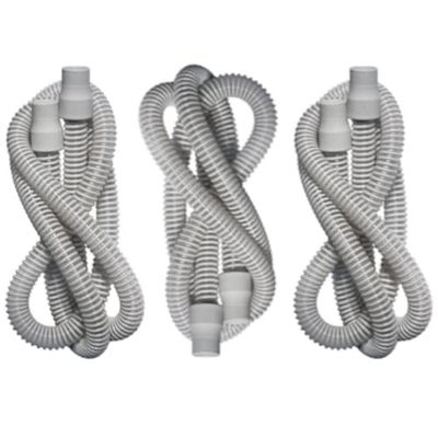 3pk Sunset 6Ft CPAP Tubing 19mm ID with 22mm Cuffs Gray (TUB06)