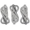 3pk Sunset 6Ft CPAP Tubing 19mm ID with 22mm Cuffs Gray (TUB06) view 1