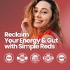 Layer Origin Simple Reds - Organic Red Polyphenols Fruit Powder | Five Real Red Whole Fruits | 30 Servings view 3