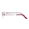 LKP Women Reading Glasses Half Frame Lightweight Computer Readers Blue Light Blocking Glasses Fashion Metal Comfort (Color : Purple, Size : 2.5) view 3