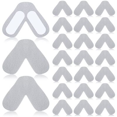 Jutom 24 Pack Nose Pads for Mask Avoiding Air Leaks Nasal Pads for Supplies Comfortable Nasal Guard Sleep Mask Liners Soft Cushions Accessories(Grey)