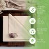 Jenvita 100% Bamboo Compostable Napkins (2000-Pack) | Heavy Duty Napkins for Lunch, Dinner, Events, Occasions & Entertaining | Eco Friendly | 3-Ply FSC Certified | Bamboo Paper Towels | 7.5 x 8 Inch view 2