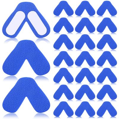 Jutom 24 Pack Nose Pads for Mask Avoiding Air Leaks Nasal Pads for Supplies Comfortable Nasal Guard Sleep Mask Liners Soft Cushions Accessories(Blue)