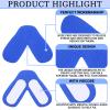 Jutom 24 Pack Nose Pads for Mask Avoiding Air Leaks Nasal Pads for Supplies Comfortable Nasal Guard Sleep Mask Liners Soft Cushions Accessories(Blue) view 2