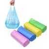 4 GALLON Bathroom Trash Bags, 4 Rolls/100 Counts Small HANDLES Garbage Bags for Office, Bathroom Wastebasket Waste Bin Colorful Portable Rubbish Bags (100) view 1