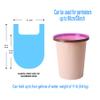 4 GALLON Bathroom Trash Bags, 4 Rolls/100 Counts Small HANDLES Garbage Bags for Office, Bathroom Wastebasket Waste Bin Colorful Portable Rubbish Bags (100) view 2