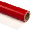 RUSPEPA Red Wrapping Paper Solid Color - Mini Roll - for Wedding, Birthday, Shower, Congrats, and Holiday - 17 Inches X 32.8 Feet view 1
