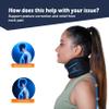 Wonder Care Neck Brace for Sleeping Cervical Collar Adjustable Neck Support Brace Relief Cervical Spine Pressure Ideal for Travel, Office Workers & Neck Injury Recovery, Medium view 2
