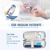 YOUSHARES Portable Insulin Cooler Travel Case - TSA Approved Diabetic Medication Cooling Bag, EVA Insulated Organizer for Epi Pens, Refrigerated Diabetes Supplies Carrying Storage Kit with 2 Ice Pack view 3