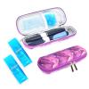 YOUSHARES Portable Insulin Cooler Travel Case - TSA Approved Diabetic Medication Cooling Bag, EVA Insulated Organizer for Epi Pens, Refrigerated Diabetes Supplies Carrying Storage Kit with 2 Ice Pack view 1