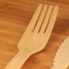 Bulk Pack Natural Dinner Party Catering Bamboo Veneer Utensil - Forks - 1000pcs view 2