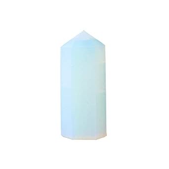 1.9" - 1.96" Opalite Natural Crystal Points - Crystal Tower - Crystal Obelisk - Healing Wand - Healing Crystals - Crystal Points Wands - Opalite - American Seller