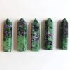 1.9" - 1.96" Epidote Natural Crystal Points - Crystal Tower - Crystal Obelisk - Healing Wand - Healing Crystals - Crystal Points Wands - Epidote - American Seller view 3