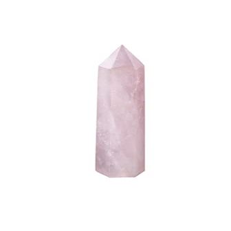 1.9" - 1.96" Rose Quartz Natural Crystal Points - Crystal Tower - Crystal Obelisk - Healing Wand - Healing Crystals - Crystal Points Wands - Rose Quartz - American Seller