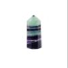 1.9" - 1.96" Purple Green Flourite Natural Crystal Points - Crystal Tower - Crystal Obelisk - Healing Wand - Healing Crystals - Crystal Points Wands - Purple Green Flourite -American Seller view 1