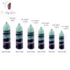 1.9" - 1.96" Purple Green Flourite Natural Crystal Points - Crystal Tower - Crystal Obelisk - Healing Wand - Healing Crystals - Crystal Points Wands - Purple Green Flourite -American Seller view 2