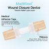 Zip Stitch Laceration Repair Without Stitches Butterfly Bandaids Quick Clot - Emergency Wound Closures Device 2 Pieces (Non-Woven Fabric) view 2
