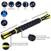 Idson Muscle Roller Stick for Athletes- Body Massage Sticks Tools-Muscle Roller Massager for Relief Muscle Soreness,Cramping and Tightness,Help Legs and Back Recovery,Black Yellow view 2