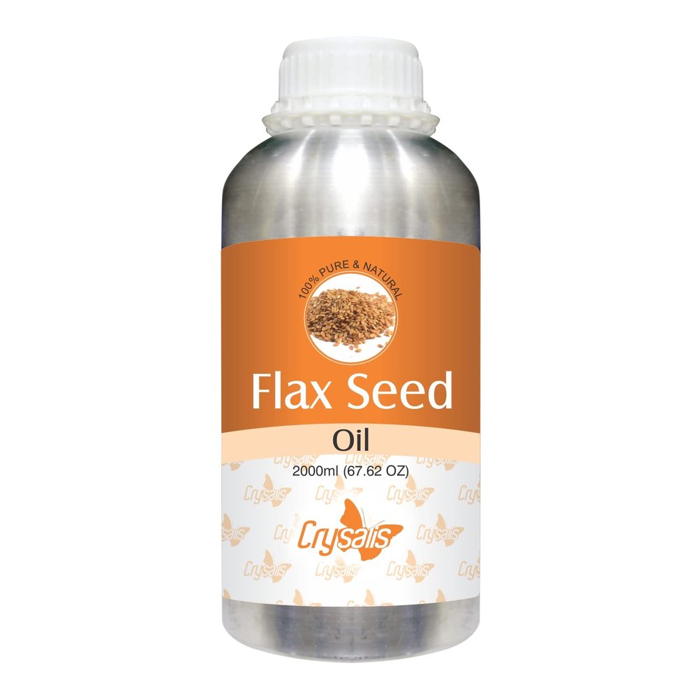 Crysalis Flax Seed (Linum Usitatissimum) Oil - 67.62 Fl Oz (2L)