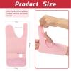 2 Pieces Carpal Tunnel Wrist Brace for Night Wrist Sleep Supports Splints Stabilizer and Hand Brace Cushioned to Help with Carpal Tunnel Pain Relief Universal Adjustable Fit(Breathable Style,Pink) view 2