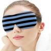 Kids Men Women Stripe Blindfold Eye Cover Eyeshade Plan Travel Nap Night Sleeping Contoured Blinder Super Soft Sleep Mask Sleep Eye Mask with Earplugs view 2