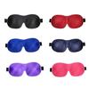 6 PCS Sleeping Contoured Blinder Plane Travel Nap Night Sleep Mask Sleep Eye Mask Super Soft Blindfold Eye Cover Eyeshade with Earplugs for Kids Men Women view 1