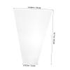 NUOBESTY 20pcs Bouquet Wrapping Clear Wrapping Paper Cellophane Bags Wrapping Paper Florist Supplies view 2