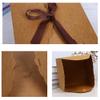 15pcs Small Gift Boxes Recycled Paper Favor Boxes with Ribbons,4.7x4.7x3.5 Inches Decorative Gift Boxes with Lids for Birthday,Wedding,Party,Chocolate(L,Brown) view 3