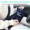 D. Cozy Hysterectomy Pillow Abdominal Surgery Seatbelt Pillows with Pocket Myomectomy Comfort Cushion for Belly Incision Tummy Tuck C-Section Recovery Gifts Women Patients (Minky Black) view 3