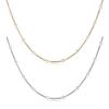 Vintage Pearl Beaded Necklace Pearl Clavicle Chain Adjustable Gold and Silver Necklace
