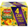 Del Monte Yellow Cling Sliced Canned Peaches in 100% Juice, 15 oz Cans (Pack of 4) view 1