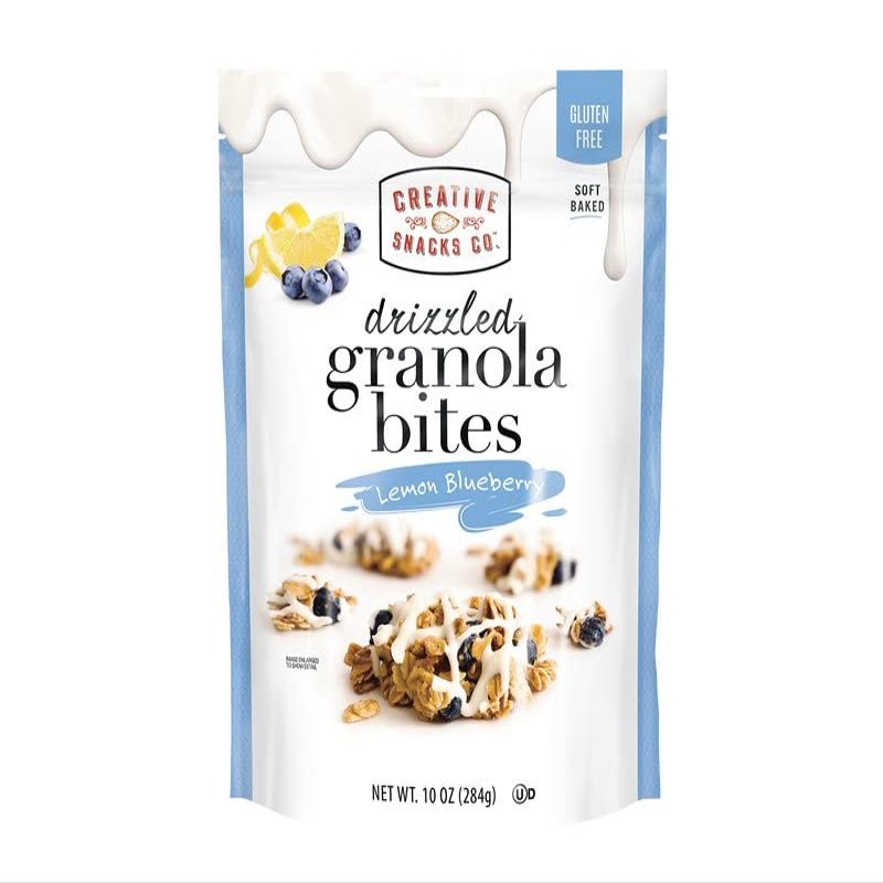 Creative Snacks Lemon Blueberry Drizzlers, 10 Oz, 6 Ct