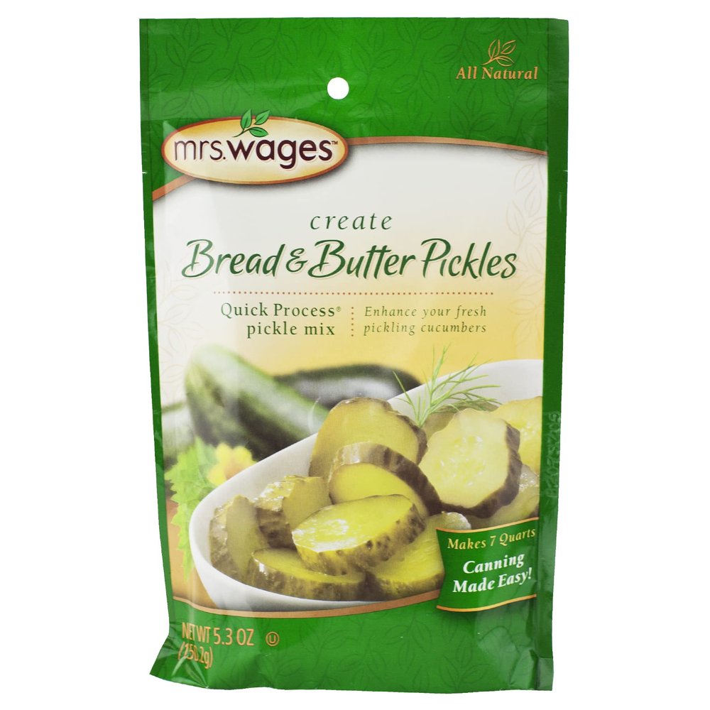 Kauffman Orchards Mrs. Wages Bread & Butter Pickle Mix, 5.3 Oz. (Case of 12)