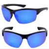Mass Vision The Skillful 2 Pair of Unisex Sport Wrap Polarized Bifocal Sunglasses (Open Road Blue, 1.5, multiplier_x) view 1
