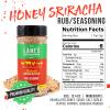 Lane's Honey Sriracha Seasoning, All-Natural Sriracha Powder Seasoning Blend with Garlic & Herb Honey Seasoning for Pork & Meat, Made in USA, 12.4 Oz view 2
