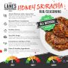 Lane's Honey Sriracha Seasoning, All-Natural Sriracha Powder Seasoning Blend with Garlic & Herb Honey Seasoning for Pork & Meat, Made in USA, 12.4 Oz view 3