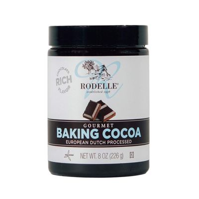 Rodelle Baking Cocoa, Gourmet, 8 Oz (226 g) (Pack of 2)