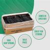 1,000 Plastic Disposable Soup Spoons Bulk Black Medium Weight Disposable Silverware Plastic Cutlery Spoons view 4