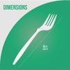 1,000 Plastic Disposable Forks Bulk White Medium Weight Disposable Silverware Plastic Cutlery Fork view 4