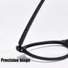 LKP Transition Bifocal Reading Glasses Retro Round Presbyopia Glasses Women Men Eyeglasses Black Rim Anti Blue Light +2.50(2.50) view 3